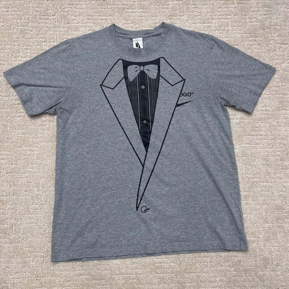 Nike x Off-White NRG A6 Tuxedo T-Shirt 'Ash Grey' BQ0827-063